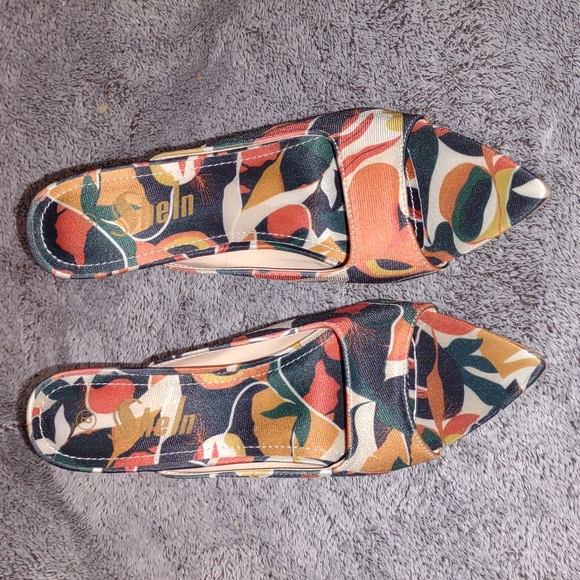 👣🌼Peep Toe Stiletto Mules, heels open toe shoes footwear last pair - Picture 9 of 10